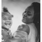 Lady with child