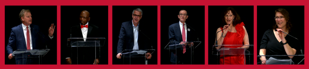 Montage of speakers