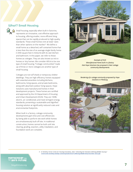 Partnership for the Bay's Future Report page