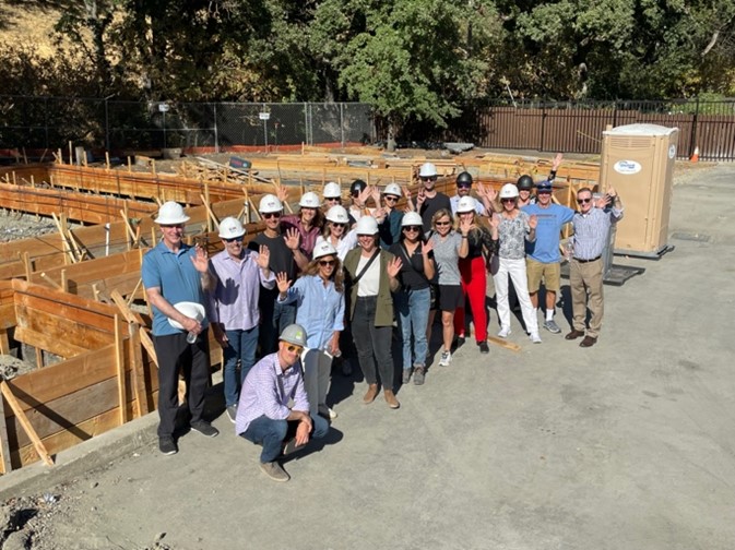 People at a construction site