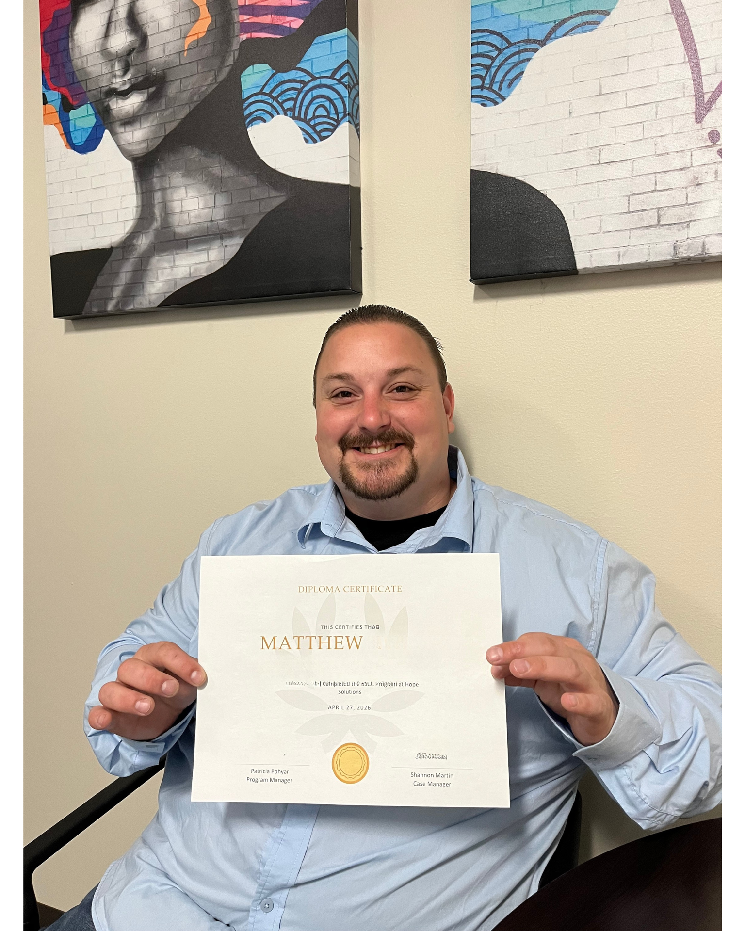 Matthew, Hope Solutions client